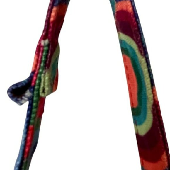 Desigual Colorful Rainbow 2-Compartment Shoulder/XBody Floral, Circles - 7 x 10” - Picture 11 of 11